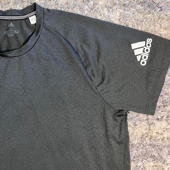 Adidas Climalite Charcoal Grey Crewneck activewear T-shirt - Picture 2 of 5